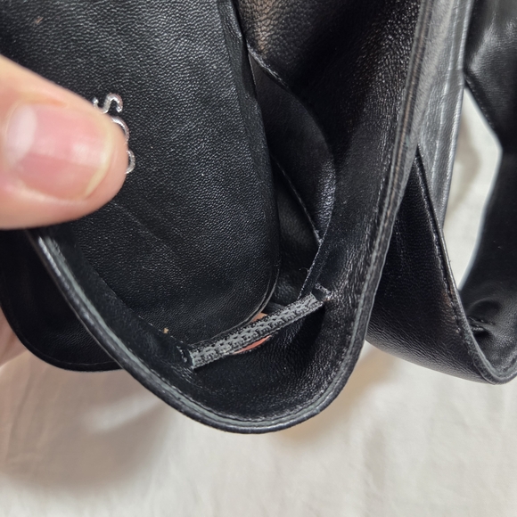 COS Black Slip-On Leather Sandals Square Toe Back Strap EUR 40 SIZE - Picture 7 of 8
